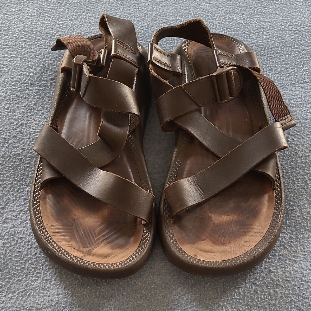 Leather Chaco Sandals Men's US12